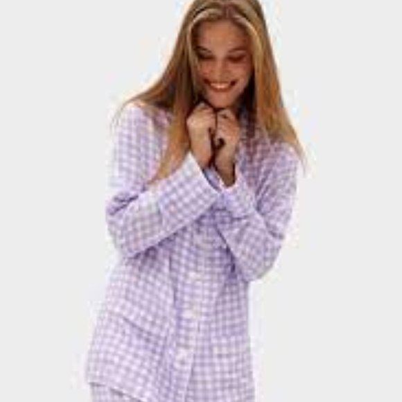 Sleeper Ostrich feather PJs - Sold Out Everywhere - Worn Once and Dry Cleaned -L - Picture 1 of 8